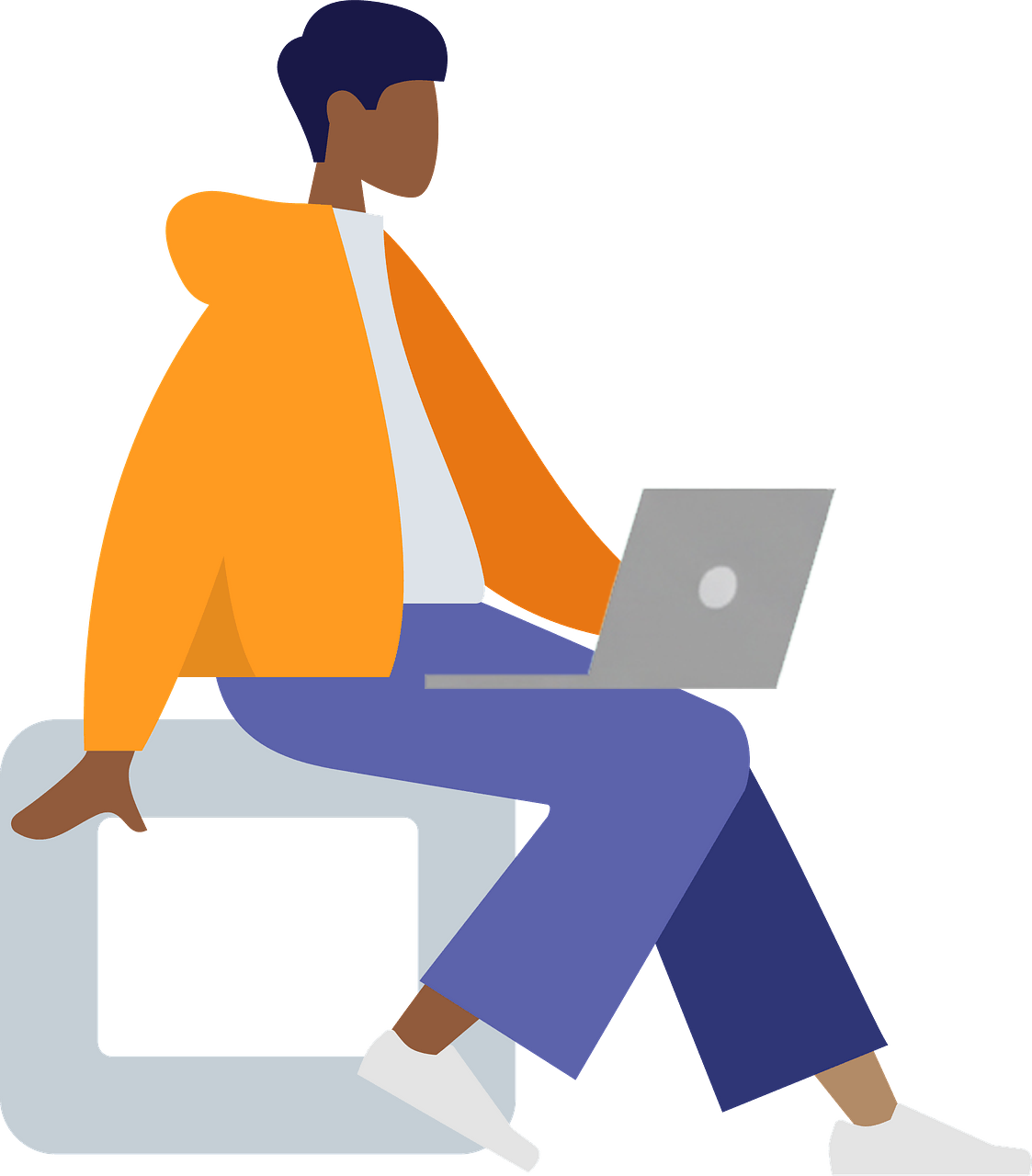 Person learning online